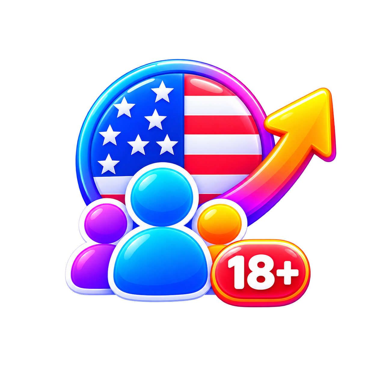 US Adult Traffic icon